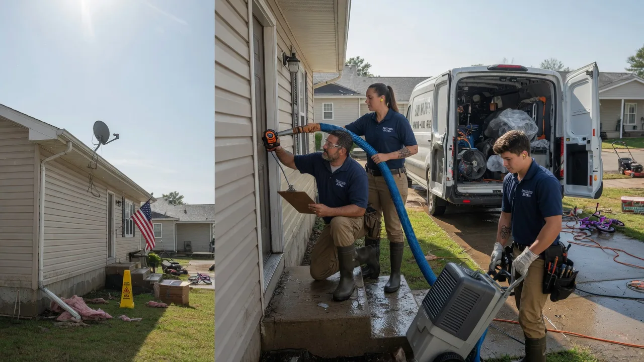 Ceiling Water Damage Restoration in Osgood, IN near me